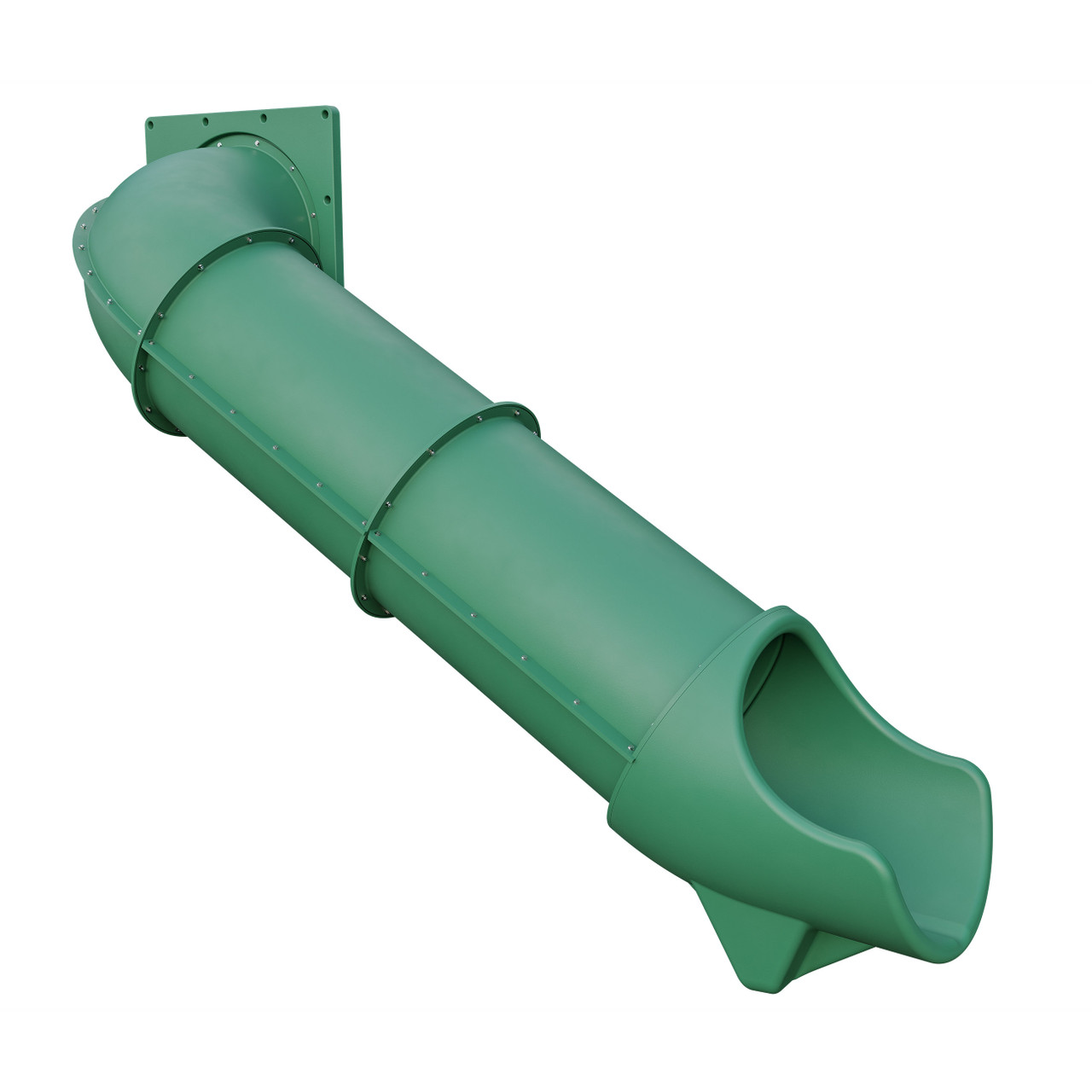 5 ft Sidewinder Hook Left Tube Slide - SwingSetMall.com