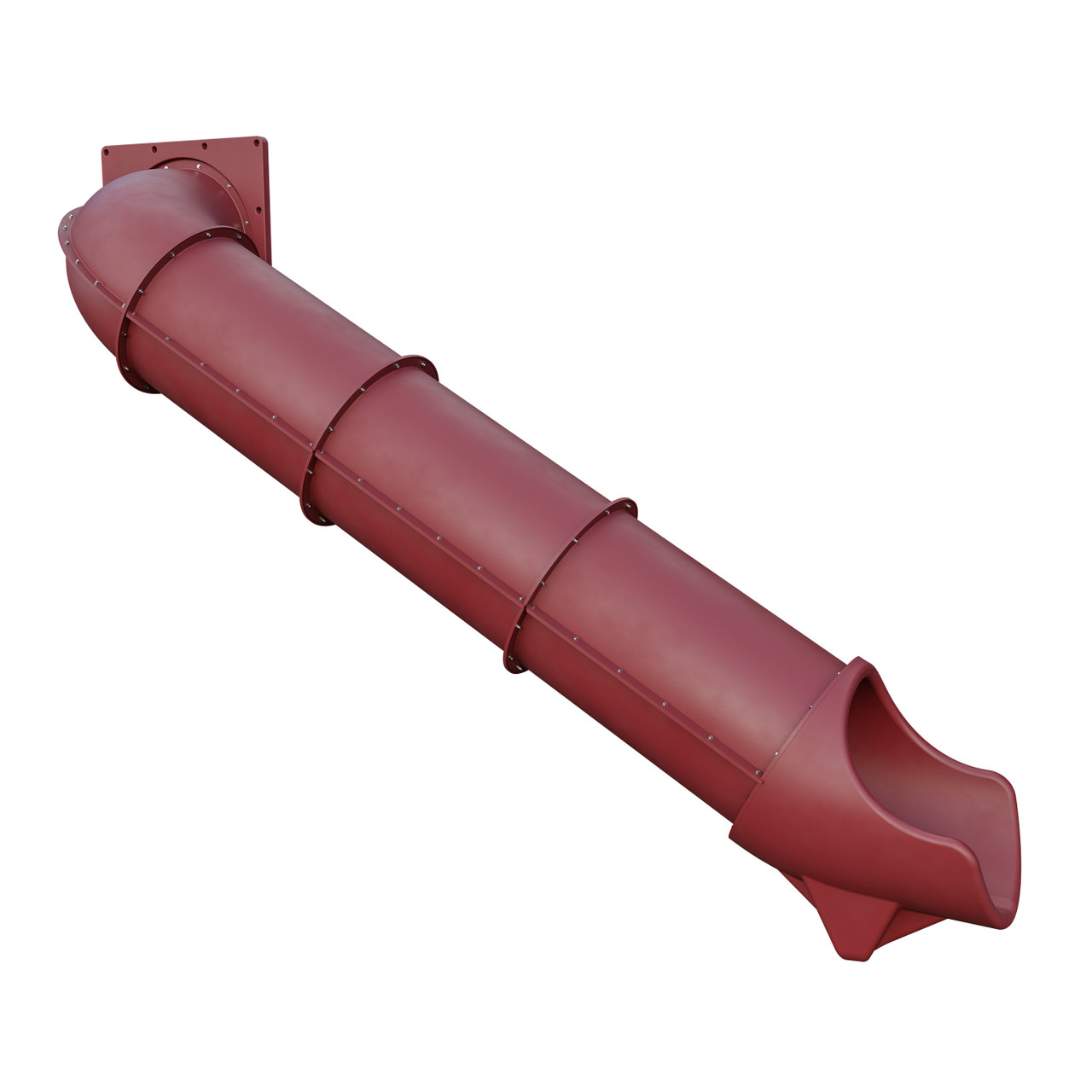 7 ft Sidewinder Hook Left Tube Slide - SwingSetMall.com