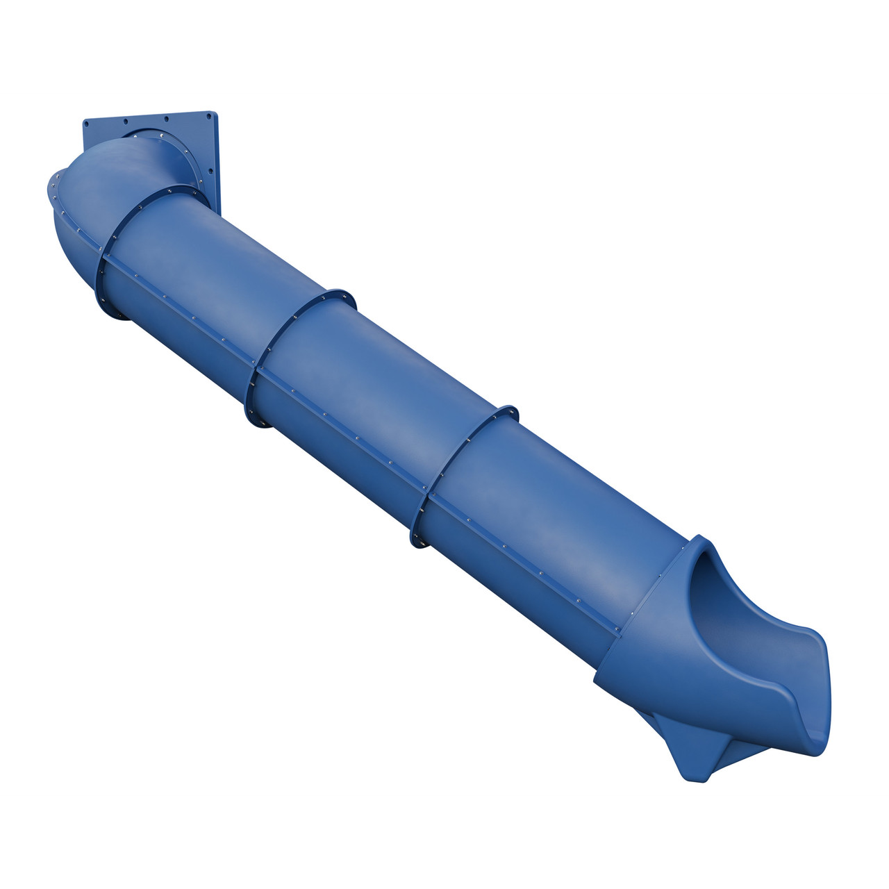 7 ft Sidewinder Hook Left Tube Slide - SwingSetMall.com