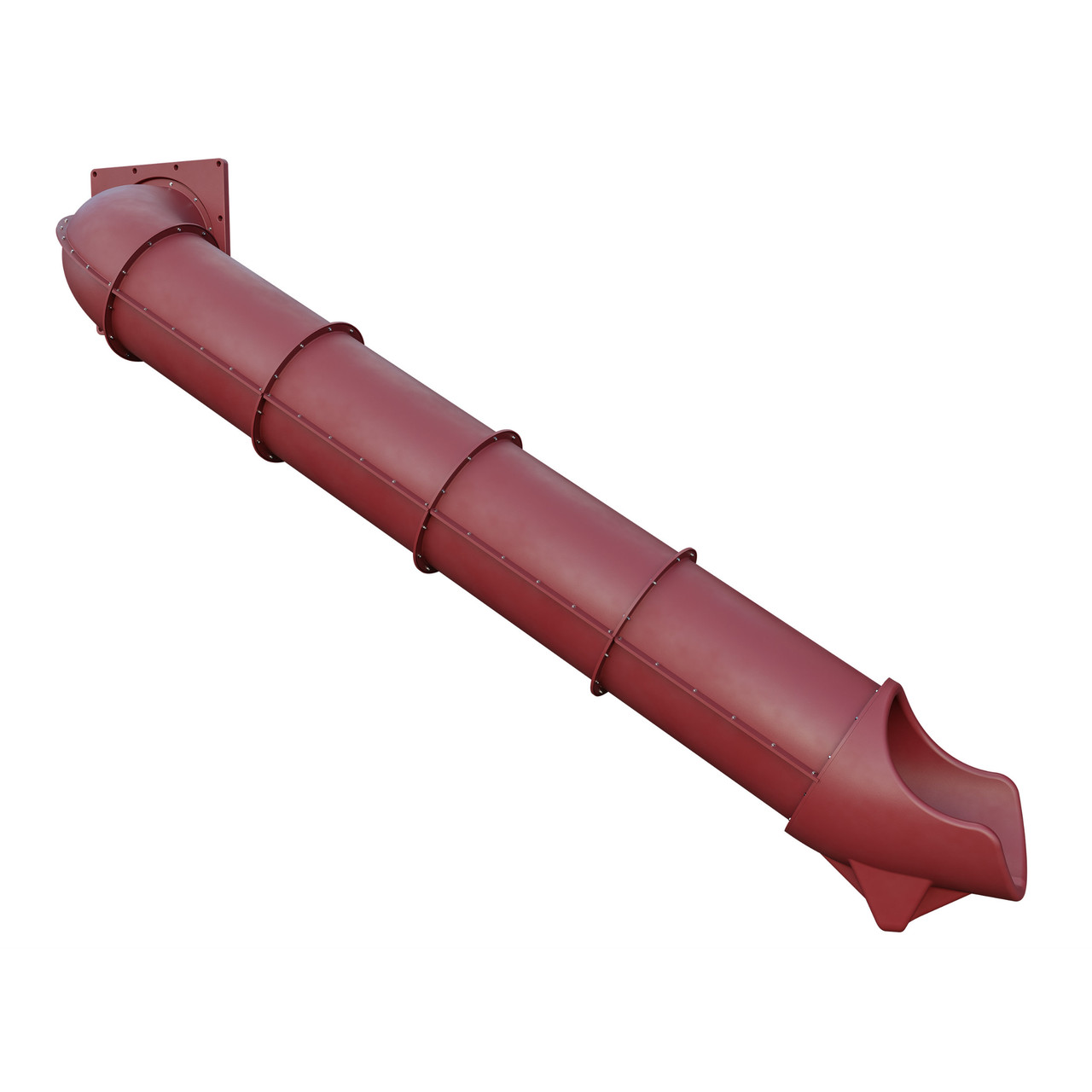 9 ft Sidewinder Hook Left Tube Slide - SwingSetMall.com