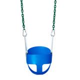 Residential Full Bucket Swing Seat with 5'6" Fully Coated Chain (S-265R)