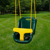 Molded High Back Swing with Rope (S-70R)