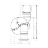 8' Spiral Tube Slide - Drawing