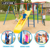 Lifetime Monkey Bar Adventure Swing Set - Features