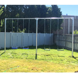 Metal Post Swing Set with 4 Swings (CP-PS40) - Flat Seats