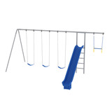 Monkey Tree Swing Set with Slide (CP-MT32) - 8 ft Frame