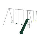 Monkey Tree Swing Set with Slide (CP-MT32) - 10 ft Frame