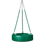 Plastic Tire Swing with 5'6" Plastisol Chain (PT-05) - Green / Green