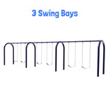 3.5" OD Arch Post Swing Set - 3 Swing Bays (581-606)
