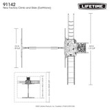 Lifetime Climb and Slide Playset - Spec sheet 1