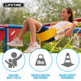 Lifetime Big Stuff Deluxe Swing Set - Features