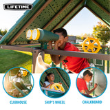 Lifetime Big Stuff Deluxe Swing Set - Features