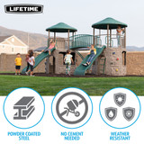 Lifetime Double Adventure Tower Playset - Features