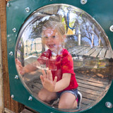 Bubble Panel for Backyard Playset (BP-10-G) - Girl Playing