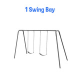 Modern Bipod Swing Set (581-238) - 1 Swing Bay