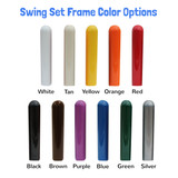 5" OD Arch Post Swing Set Color Options