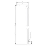 Sliding Fireman Pole (70007010XX) - Dimensions