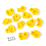 Small Climbing Rock Holds Set of 12 - Yellow (SROCK-Y) Small Climbing Rock Holds Set of 12 - Yellow (SROCK-Y)