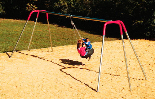 Lifetime Heavy Duty 10 ft Metal Swing Set