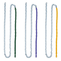 H-85 8'6" Partially coated plastisol chain