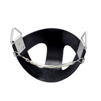 Commercial Rubber Half Bucket Swing Seat - Black