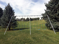 Metal A-Frame Swing Set with 6 Swings (CP-AF60)