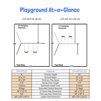 Monkey Tree Swing Set with 2 Swings (CP-MT10)