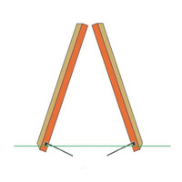 Heavy-Duty Steel Swing Set Anchors - Diagram