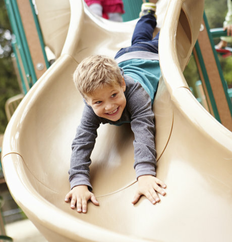 Sectional Playground Slides