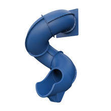7 ft Turbo Twister Spiral Tube Slide - Blue
