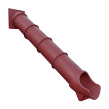 9 ft Tunnel Express Straight Tube Slide - Red