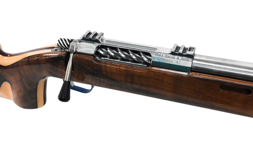 The Blake Barrel & Rifle PARAGON LT F-Open Action, a match-grade black nitride action built for F-Class Open competition.