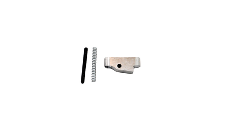 The Bolt Release Kit for Blake Barrel & Rifle Paragon and Eminence actions, with bolt release, screw and spring to restore smooth, positive bolt removal.
