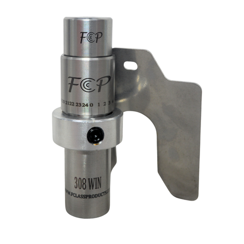 The FClassProducts 7 BSM Click Adjust Seating Die, a fully billet American-made click adjust seating die.