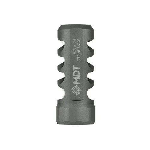 The MDT Hunt Brake - Muzzle Brake by MDT. Machined muzzle brake that tames recoil and keeps you on target for faster follow-up shots in precision and hunting.