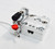 This bracket replaces the thumbscrew forward stop with a precision micrometer adjustment for repeatable neck depth settings and easier fine-tuning.