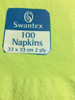 Swantex Napkin Lime Zest 2ply [33x33cm] a pack of 2000
