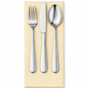 Buttermilk 2-Ply Napkins [40x40cm] - 8 Fold for Restaurants & Events Poppies Supply Express