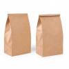 Brown small Kraft SOS Paper Bag, No handle [180X100X350MM] (a pack of 500)