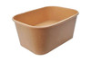 Rpet lids for Kraft Rectangular cardboard Food Containers500,750 and 1000cc just Lids (Pack of 300pcs)