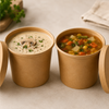 Dispo 16oz (473ml) Kraft Soup Containers – Base Only (Pack of 500)