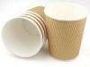 Ripple Kraft Paper Cup Hot [8oz] (a pack of 500)