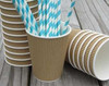 Ripple Kraft Paper Cup Hot [12oz] (a pack of 500)