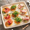 Sabert DOMED LID - for Square Pulp Plat 16 inche. [PUL52916F025] 9cm hight. Lids Only - Pack of 25