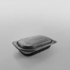 Somoplast [782] Black Oval Microwavable Container [750cc]