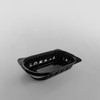 Somoplast [782] Black Oval Microwavable Container [750cc]