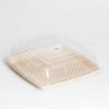 Sabert PET Lids for 27cm Square Bepulp Platters [PUL52910F025]