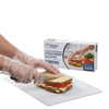 Medium clear polythene disposable gloves pack of 500