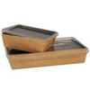 Small Coalesce Pack Brown with a clear anti fog hinged lid [135x110x45mm] (a pack of 200)