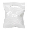 White Plastic Patch Handle Bag Swayze [15x18+3inch](a pack of 500)